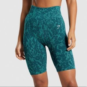 ADAPT ANIMAL SEAMLESS CYCLING SHORTS- Teal